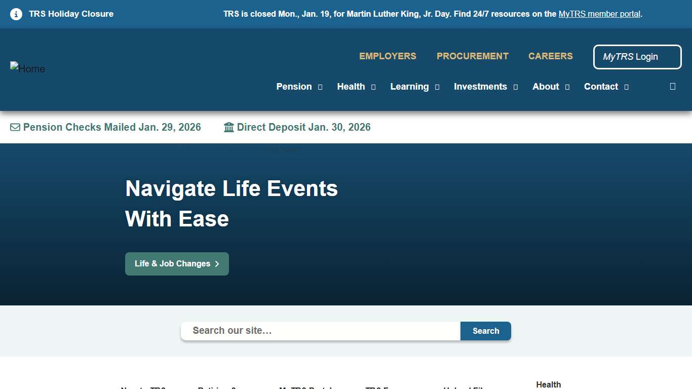 Home | Teacher Retirement System of Texas